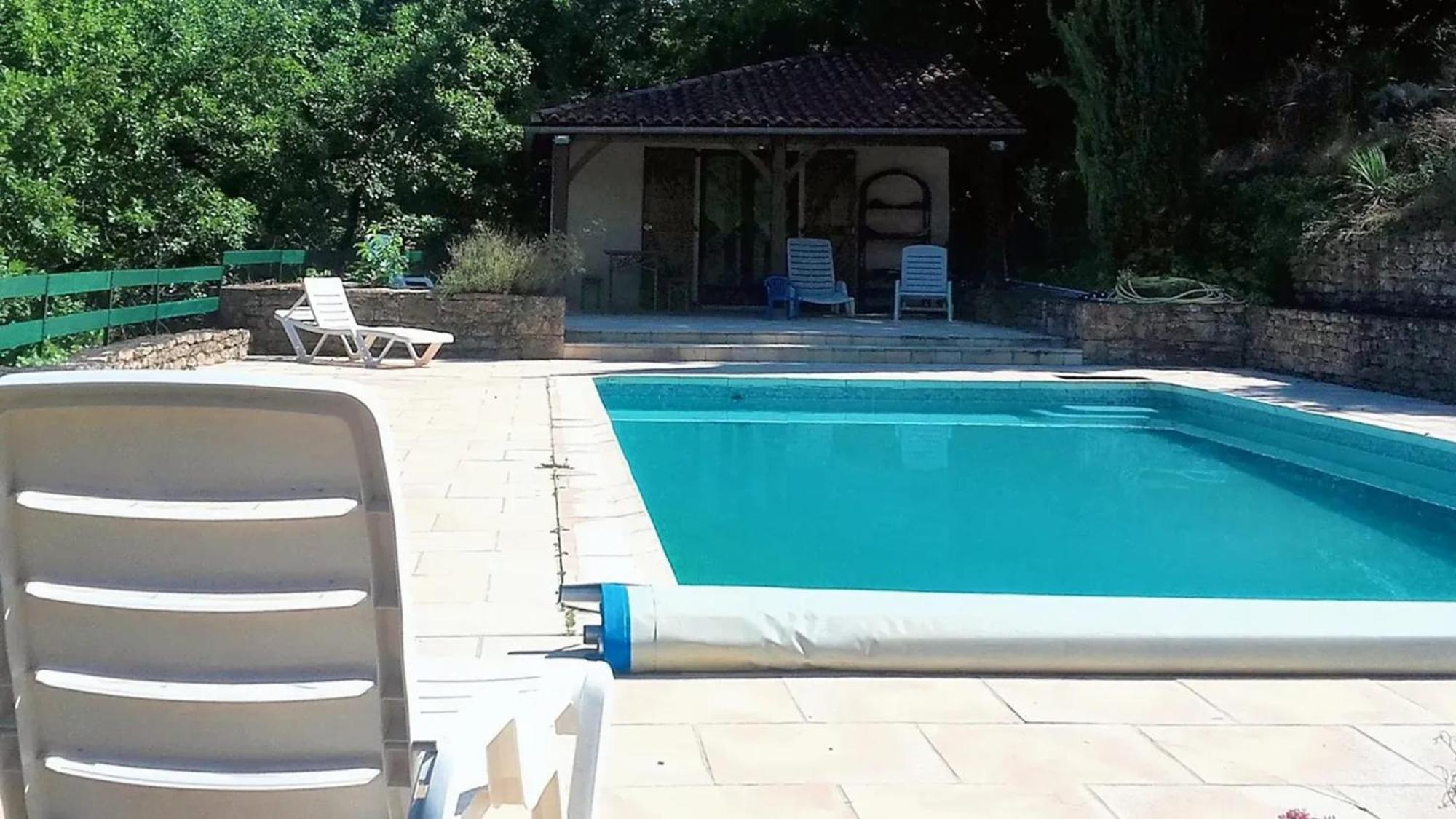 Villa Confortable A Milhars Avec Piscine Privee Exterior photo
